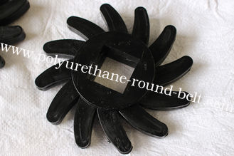 Black 90a Polyurethane Coating Bushings Replacement , Aging Resistant