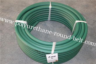 PU round belt pulleys 85A Green Transmission belt For Machine