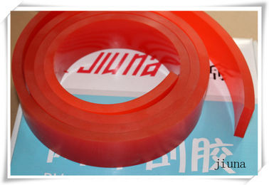 High Wear Resistant Red Polyurethane Squeegee For Silk Screen Printing