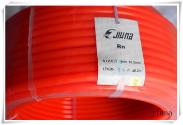 50m Per Roll Round Pu Extruded Belt Diameter 10 Mm - 16 Mm Orange