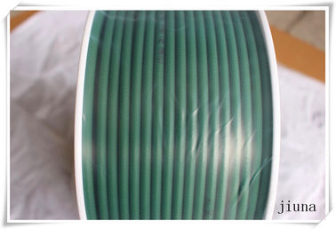 Green PU Polyurethane Round Belt anti static with 3mm - 8mm Textile