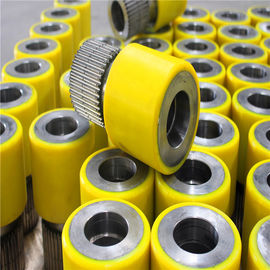 Customized Metal Core Polyurethane Wheels , Pu Roller High Tensile Strength