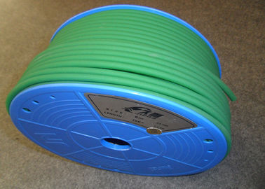 Green PU Polyurethane Round Belt anti static with 3mm - 8mm Textile