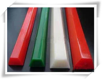 Red Polyurethane PU extruded belt Hardness 90A Tear Strength