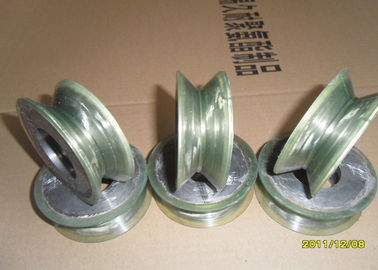 Industrial natural PU Polyurethane Coating Elevator Rollers Wheels / Polyurethane Wheels