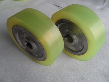 Aging Resistant Industrial natural PU Polyurethane Wheels coating with Iron Core